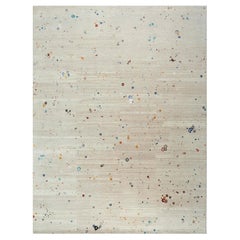 Jaipur Rugs 12x15 Feet Hand Knotted Carpet Wool And Bamboo Silk Ivory Modern Rug