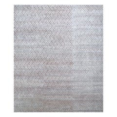 Terracotta Whispers Cool Gray Tappeto annodato a mano