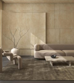 Jaipur Rugs 2'6X5 Feet Hand Knotted Carpet Wool And Silk Beige And Brown Rug