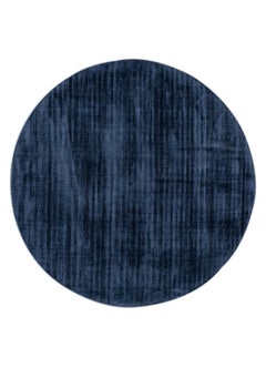 Jaipur Rugs 4X4 Feet Hand Loom Carpet Viscose Blue Modern Solid Rug