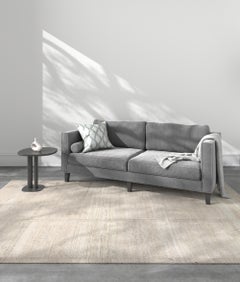 Jaipur Rugs 5'6x8 Feet Hand knotted Carpet Wool Modern Ivory Rug