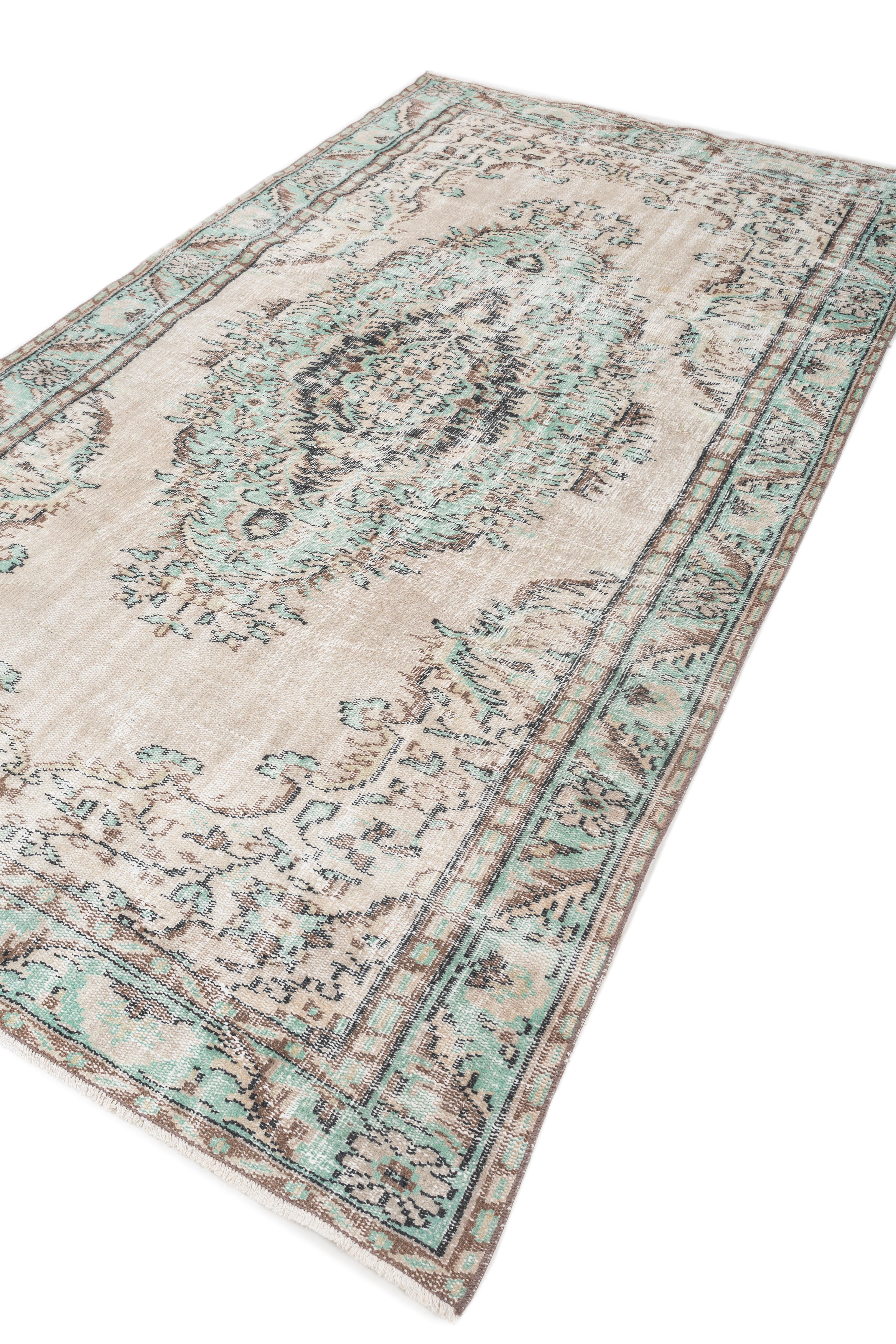 Jaipur Rugs Alfombra de Lana Anudada a Mano de 5'6x9 Pies Alfombra Moderna Dorada Indio en venta