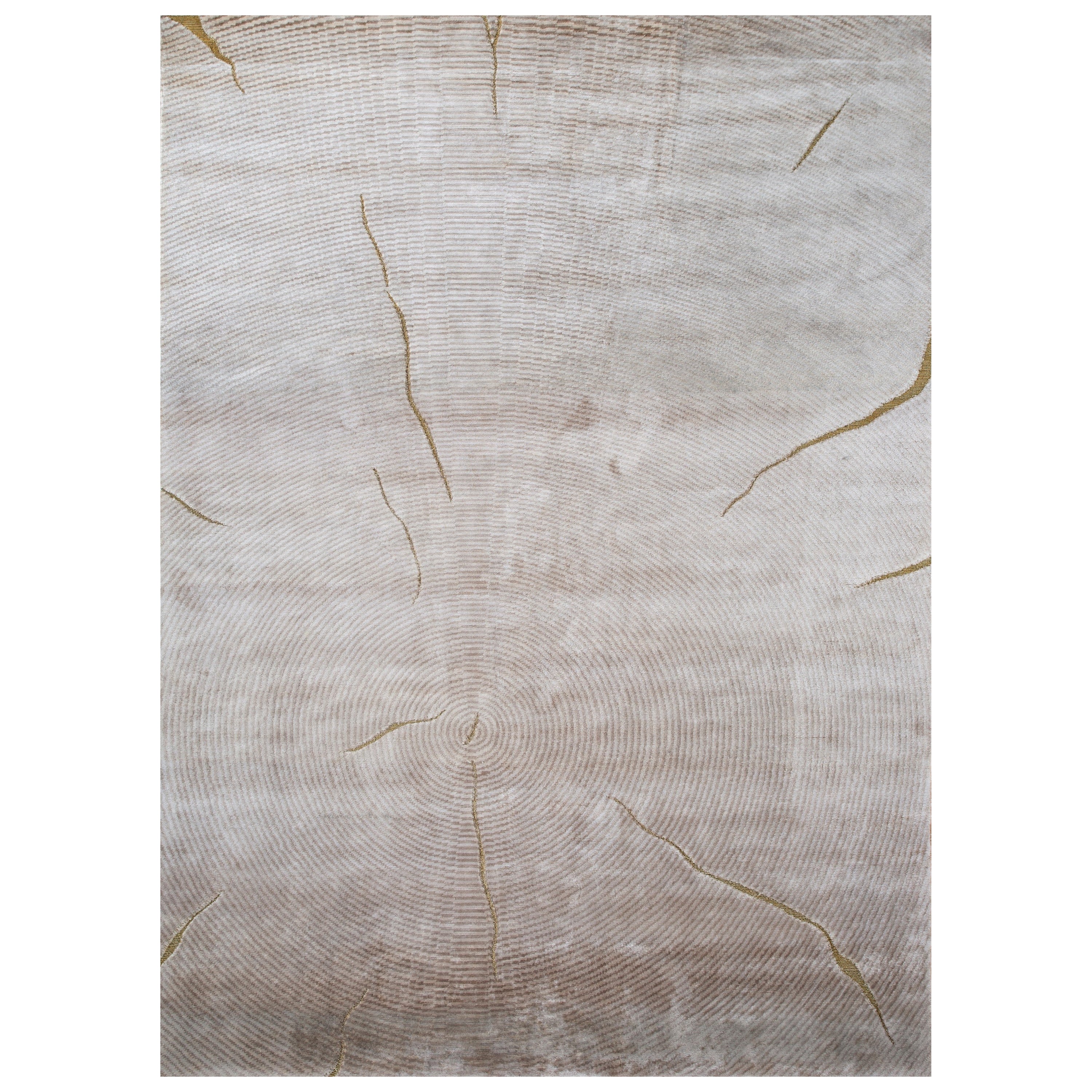Tappeto moderno annodato a mano Ethereal Elegance in vendita