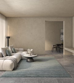 Tappeto Jaipur Rugs 5X8 Piedi Annodato a mano in Lana e Seta Moderna Blu