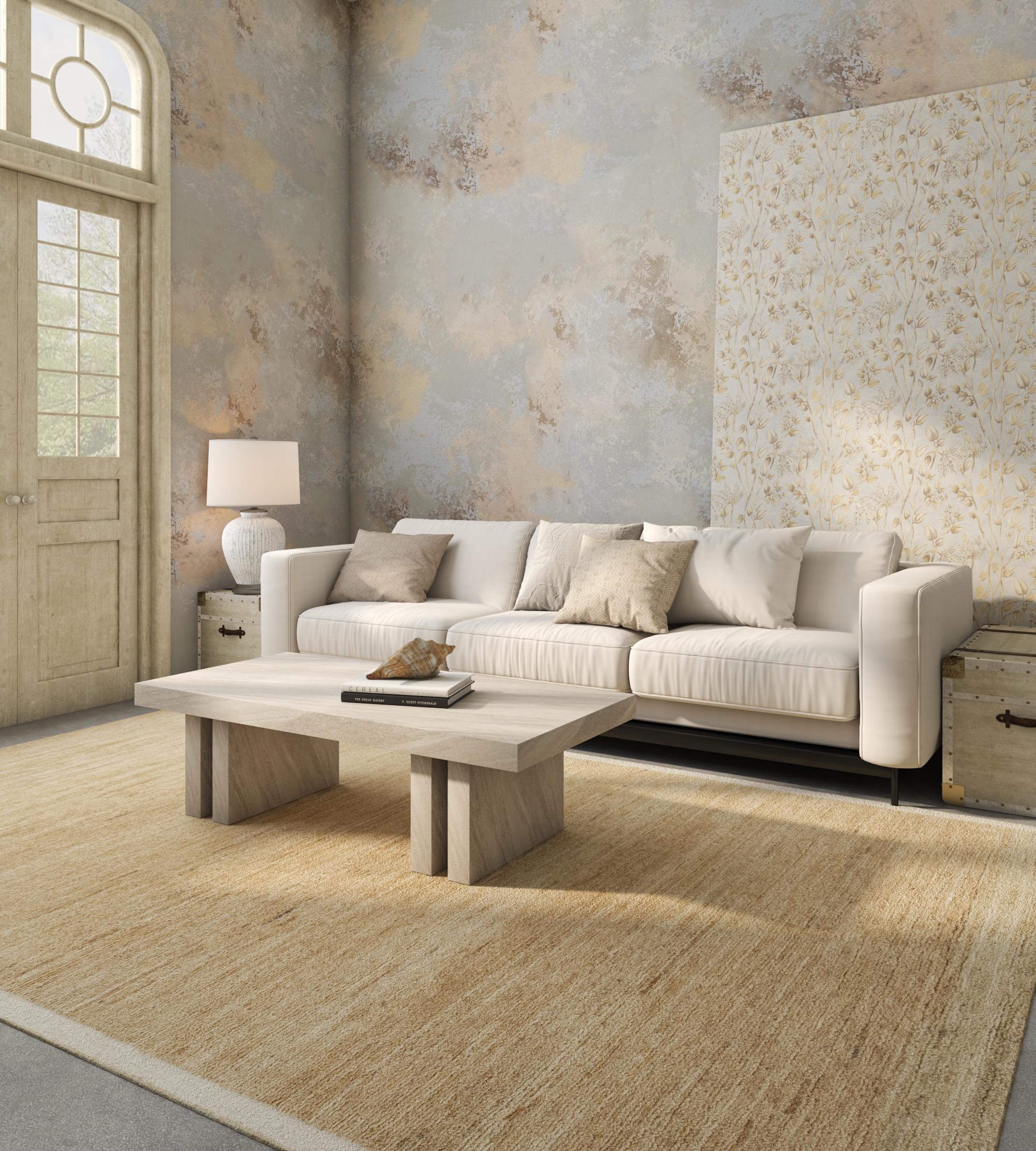 Alfombras Jaipur Con alfombras de pelo modesto y diseños orgánicos que transmiten fluidez y armonía, la Colección Blythe combina hábilmente el encanto artesanal con la sofisticación contemporánea. Su combinación de colores mezcla marrones terrosos,