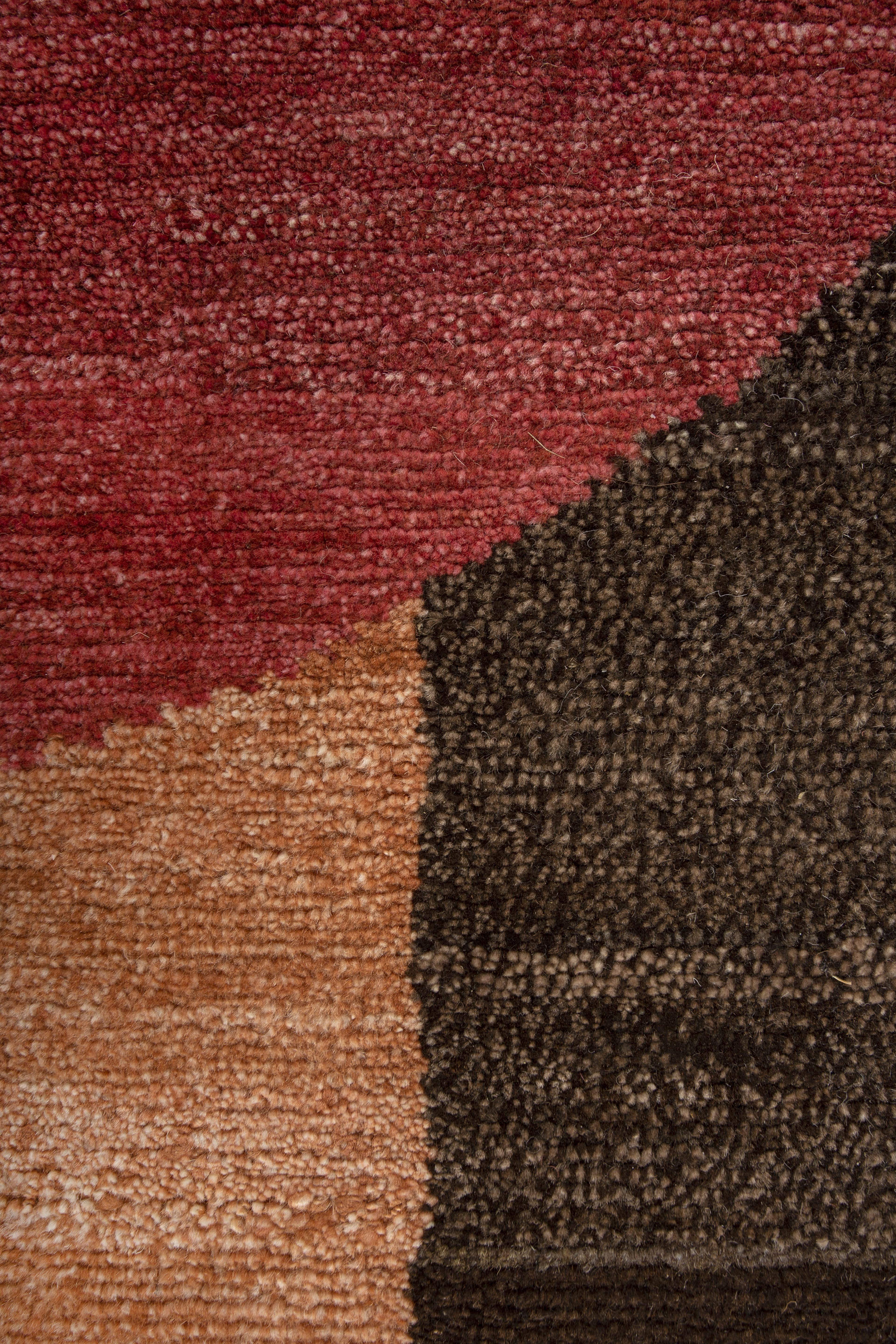 Jaipur Rugs 5X8 Pies Alfombra De Lana Anudada A Mano Alfombra Moderna Beige Y Marrón Indio en venta