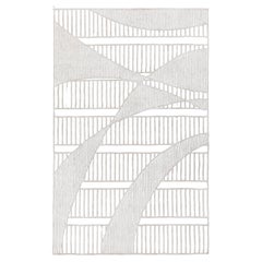 Jaipur Rugs 5x8 Feet Hand getuftet Teppich Wolle und Viskose moderne Grau & Schwarz Teppich