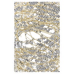 Jaipur Rugs 5x8 pieds Tapis tufté à la main Laine et viscose Tapis moderne gris et noir