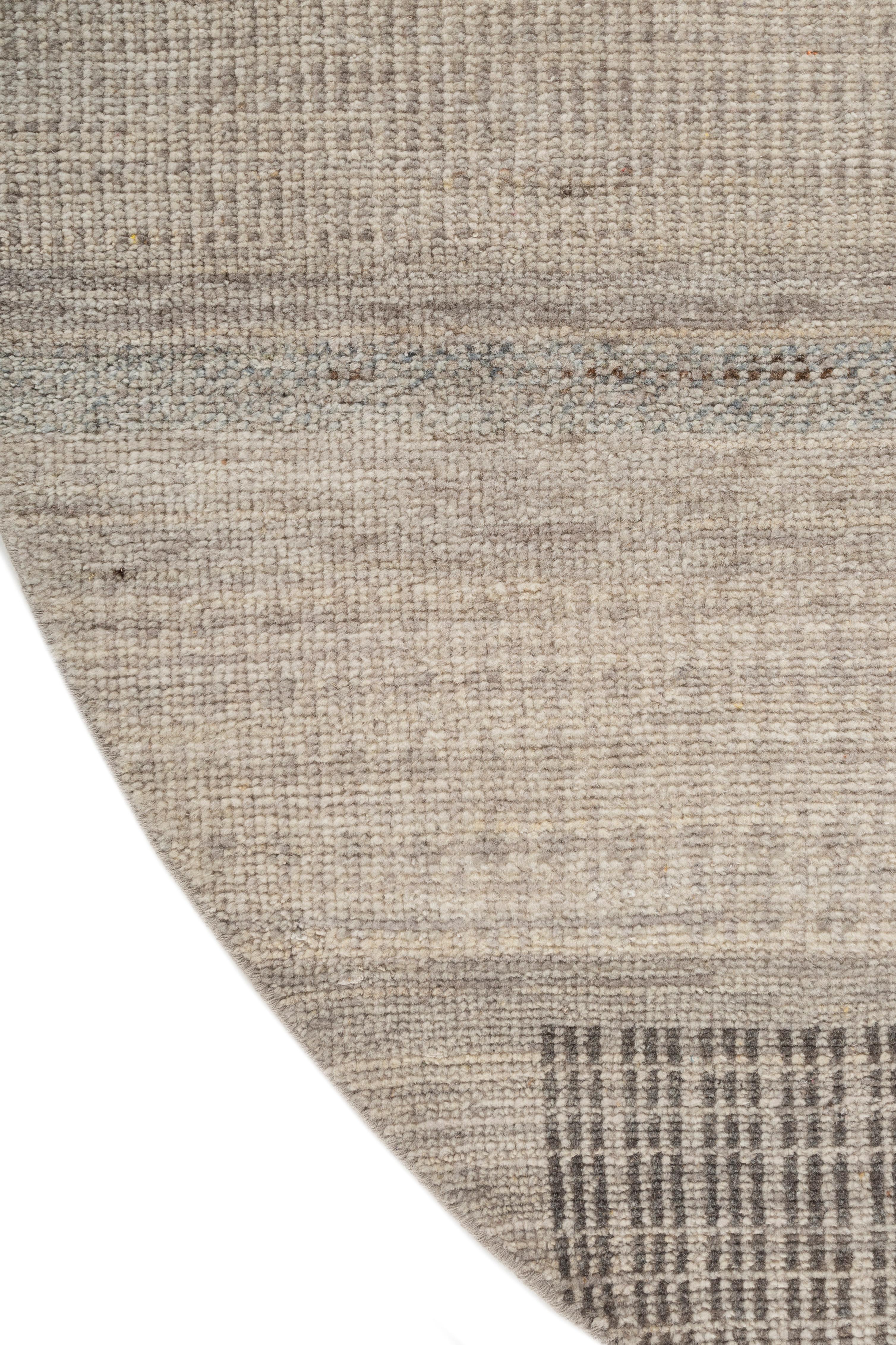 Moderno Jaipur Rugs 6X6 Piedi Tappeto annodato a mano in lana Moderna Blu in vendita