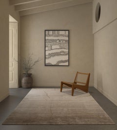 Jaipur Rugs 6X9 Pies Alfombra Anudada a Mano Bambú Seda Y Zari Marfil Alfombra Moderna