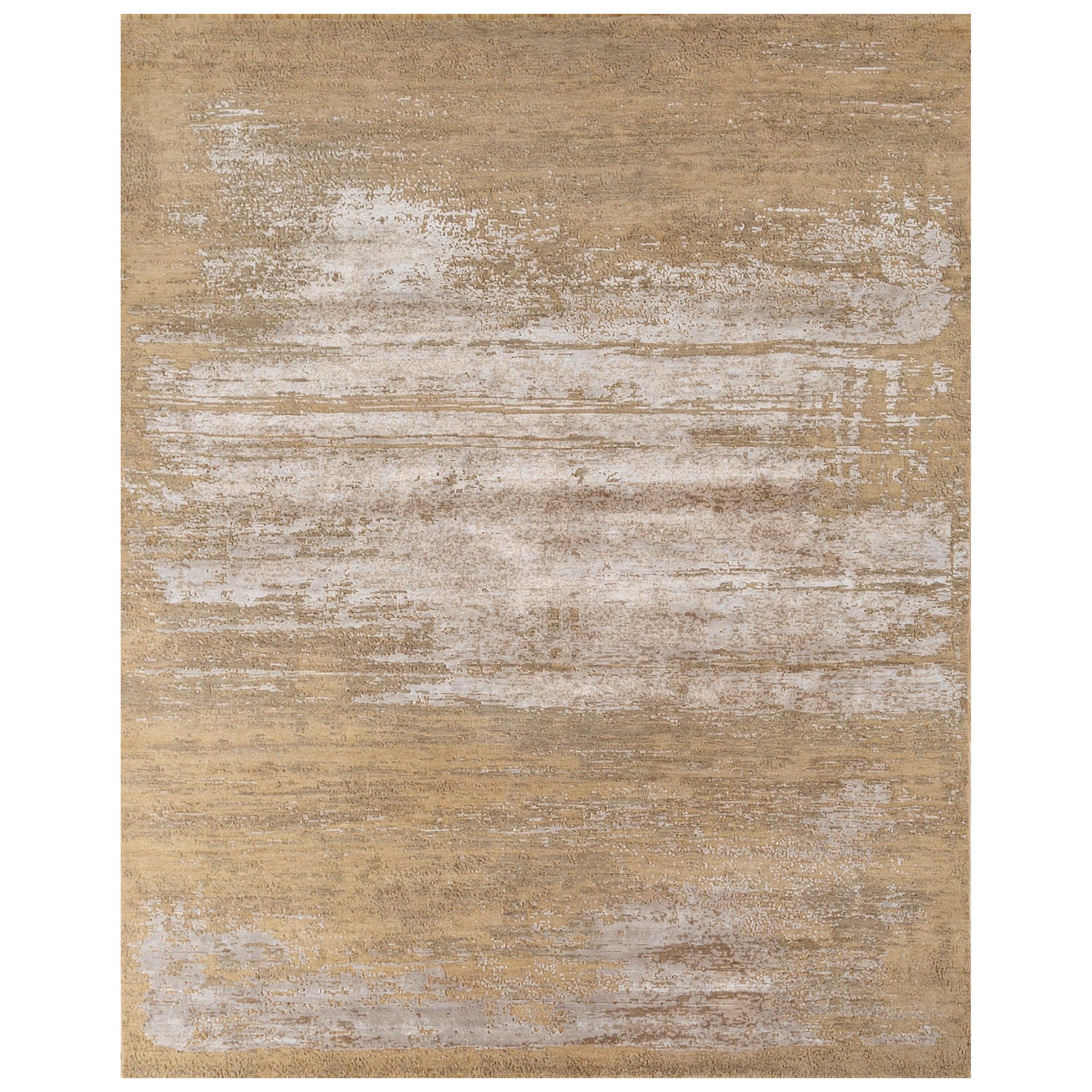 Zen Haven Heller Pfirsich & Lehm 180X270 Cm Handgeknüpfter Teppich im Angebot