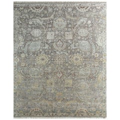 Tappeto Nebula Nostalgia Ashley Blue & Smoke Blue 180X270 cm annodato a mano