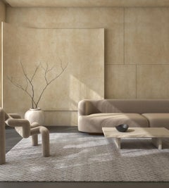 Jaipur Rugs 6X9 Feet Hand Knotted Teppich Wolle und Seide Grau und Schwarz Modern Rug