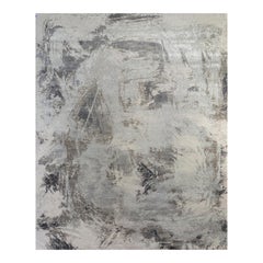 Jaipur Rugs 6x9 Füße handgeknüpfter Teppich Wolle und Seide Elfenbein Modern Rug