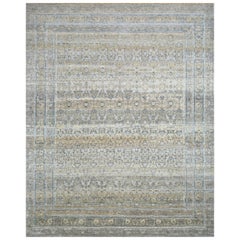 Tappeto Earthen Melody Medium Taupe Dark Ivory 180X270 Cm Annodato a mano