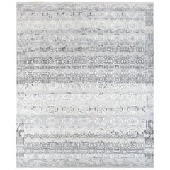 Whispers of Sand Dunes Medium Taupe Weiß 180X270 cm Handgeknüpfter Teppich