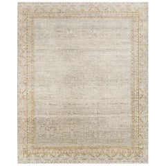Lustrous Haven Sage Green & Medium Gold 180X270 cm Handgeknüpfter Teppich