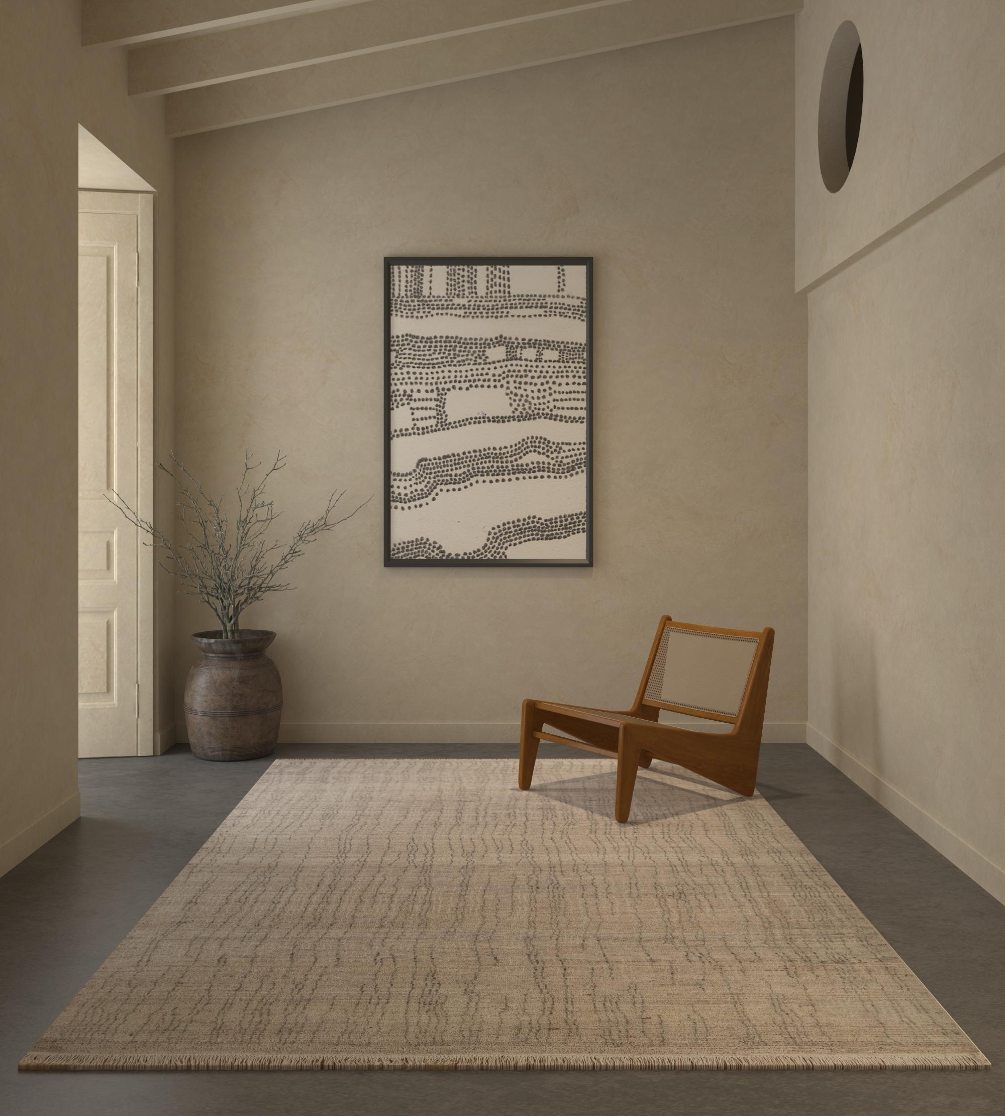 Vuoi creare una dichiarazione di design che si adatti senza sforzo a vari stili di arredamento, pur mantenendo il suo carattere unico? Allora questo splendido tappeto della nostra collezione Manifest è quello che fa per te! Il disegno di questo