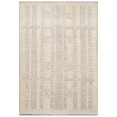 Gilded Splendor Natural Off White e Bright Gold 180x270 cm Tappeto annodato a mano