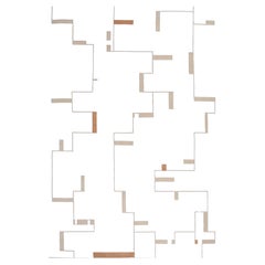 Jaipur Rugs 6x9 Piedi Tappeto annodato a mano in lana Tappeto moderno blu