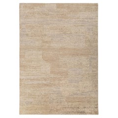 Jaipur Rugs 6X9 Piedi Tappeto annodato a mano in lana moderno oro