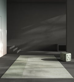 Jaipur Rugs 6X9 Pies Alfombra Anudada a Mano Lana Moderna Alfombra Verde