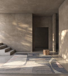 Jaipur Rugs 6X9 Feet Hand knotted Carpet Wool Modern Grey And Black Rug