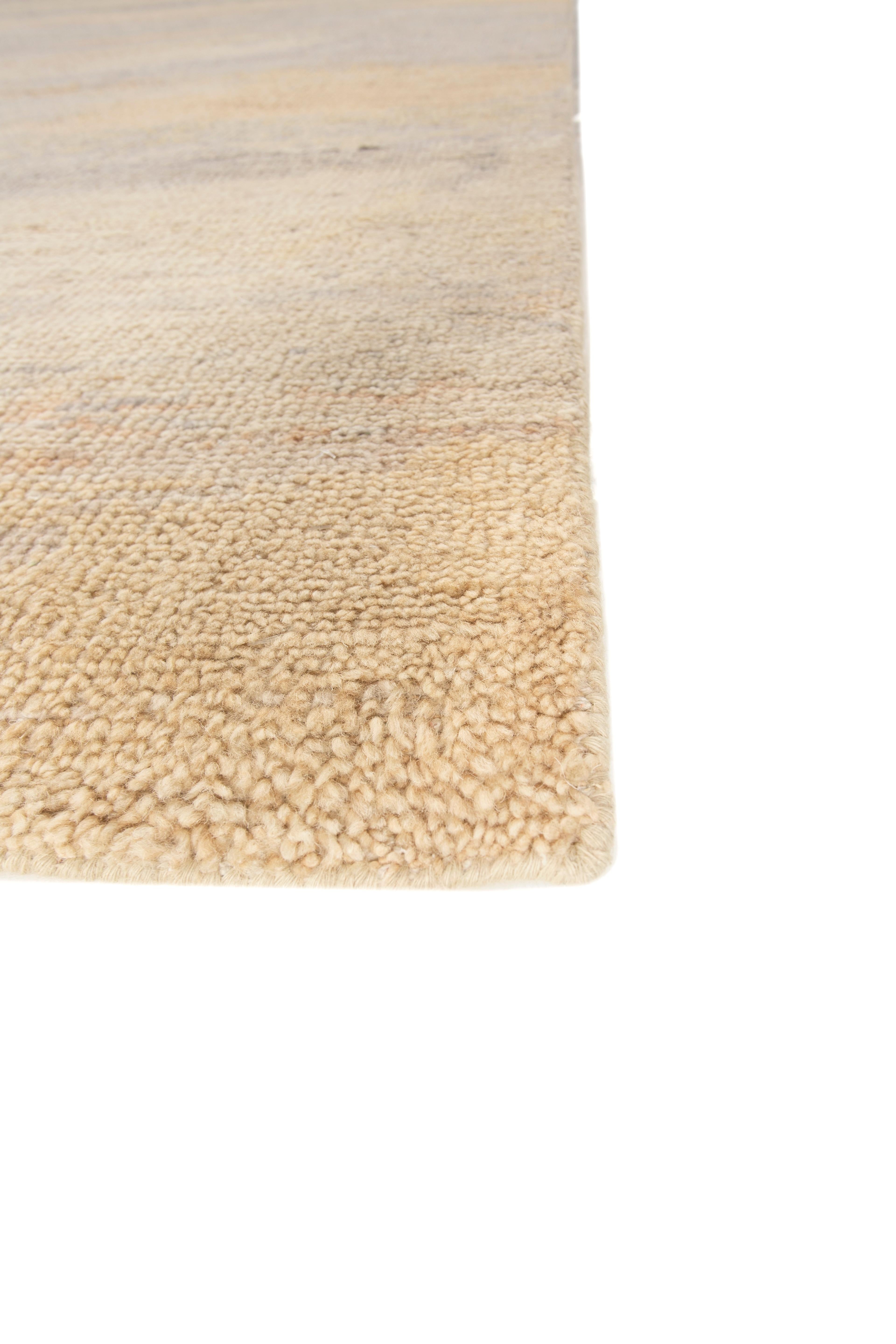 Moderne Jaipur Rugs Tapis 6X9 pieds noué à la main Tapis en laine moderne gris et noir en vente