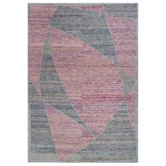 Jaipur Rugs 6x9 Feet Hand geknüpft Teppich Wolle Modern Rosa Und Lila Teppich