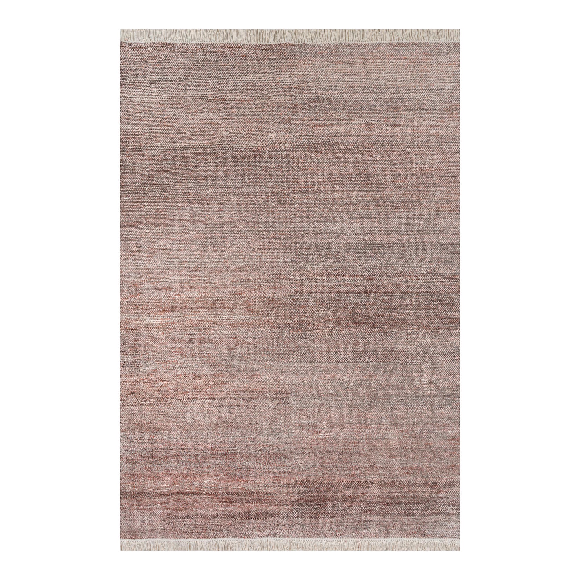 Tappeto Jaipur Rugs 6X9 Piedi Annodato a mano in Lana e Seta Grigio e Nero Moderno in vendita