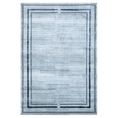 Tappeto Jaipur Rugs 6x9 piedi annodato a mano Tappeto in lana, viscosa e seta di bambù moderno