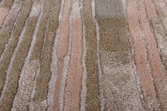 Jaipur Teppiche 6x9 Füße Hand getuftet Teppich Wolle und Viskose Moderne Elfenbein Teppich