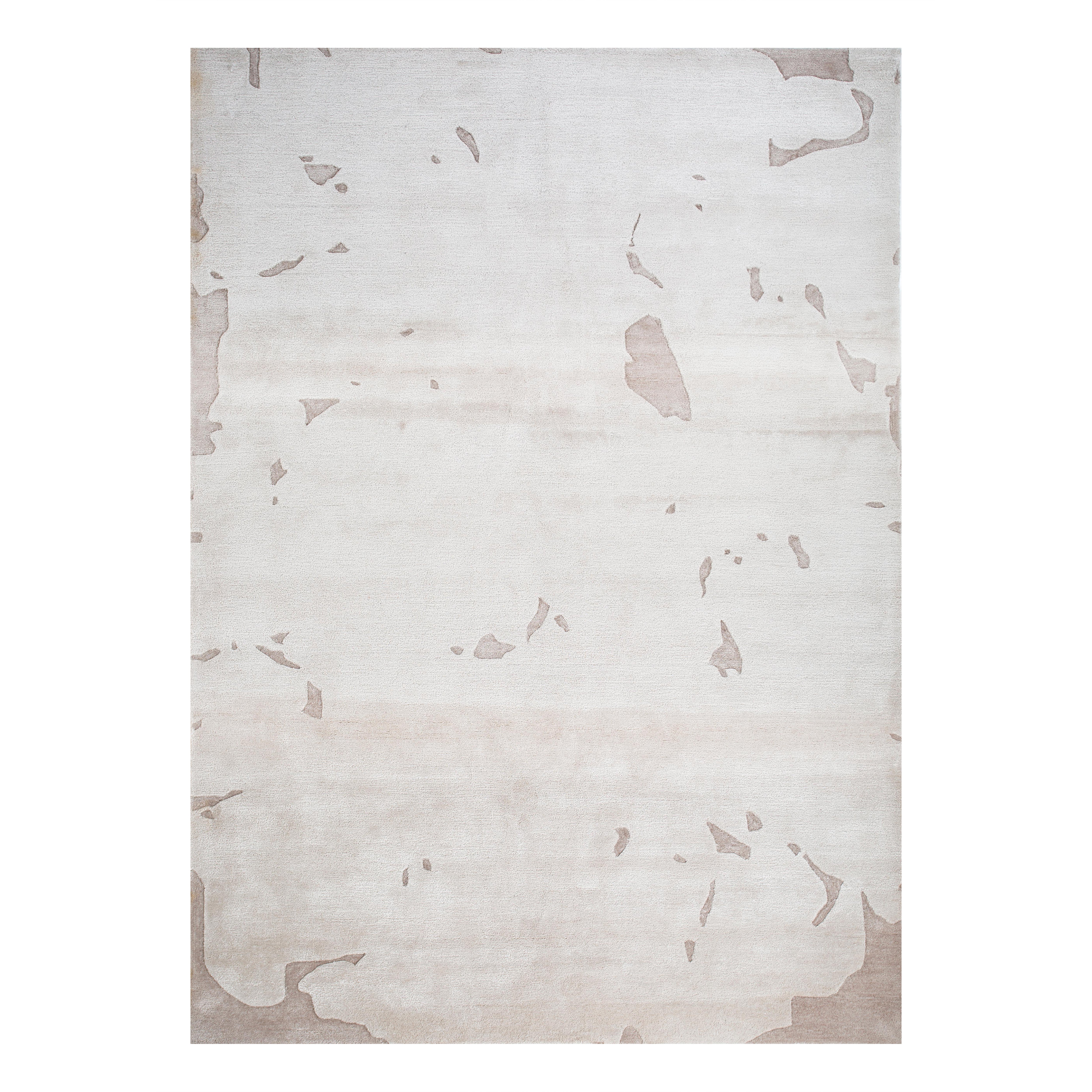 Jaipur Teppiche 6x9 Füße Hand getuftet Teppich Wolle & Viskose Moderne Beige & Braun Teppich