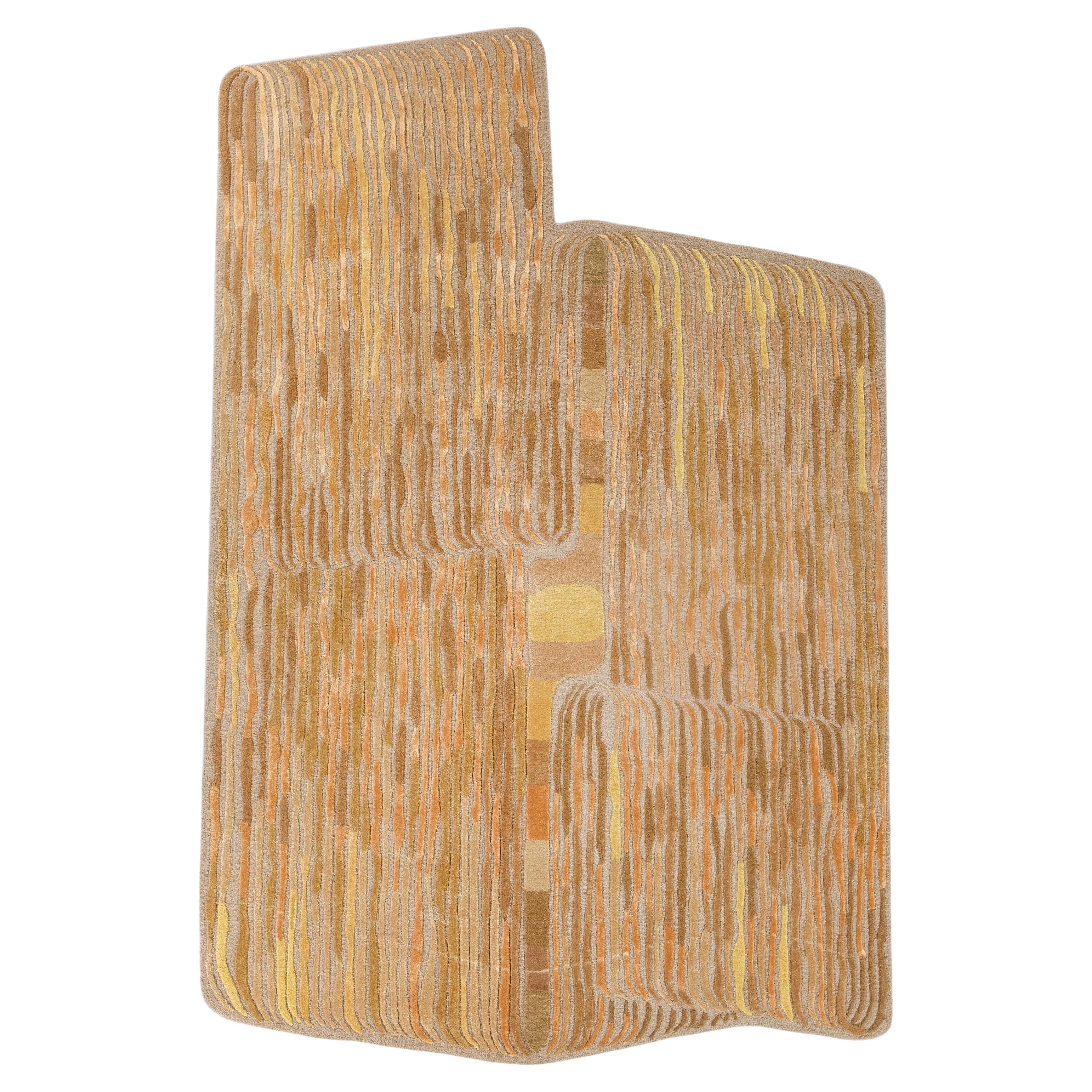 Jaipur Teppiche 6x9 Füße Hand getuftet Teppich Wolle & Viskose Moderne Beige & Braun Teppich