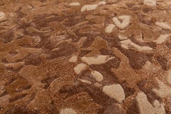Tappeto Jaipur Rugs 6x9 Piedi Tappeto trapuntato a mano in lana e viscosa moderno rosso e arancione