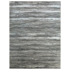Tappeto Prismatic Radiance Grigio Medio e Frassino 240x300 cm Annodato a mano