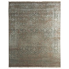 Ethereal Elegance Medium Taupe & Flax 240X300 Cm Handgeknüpfter Teppich