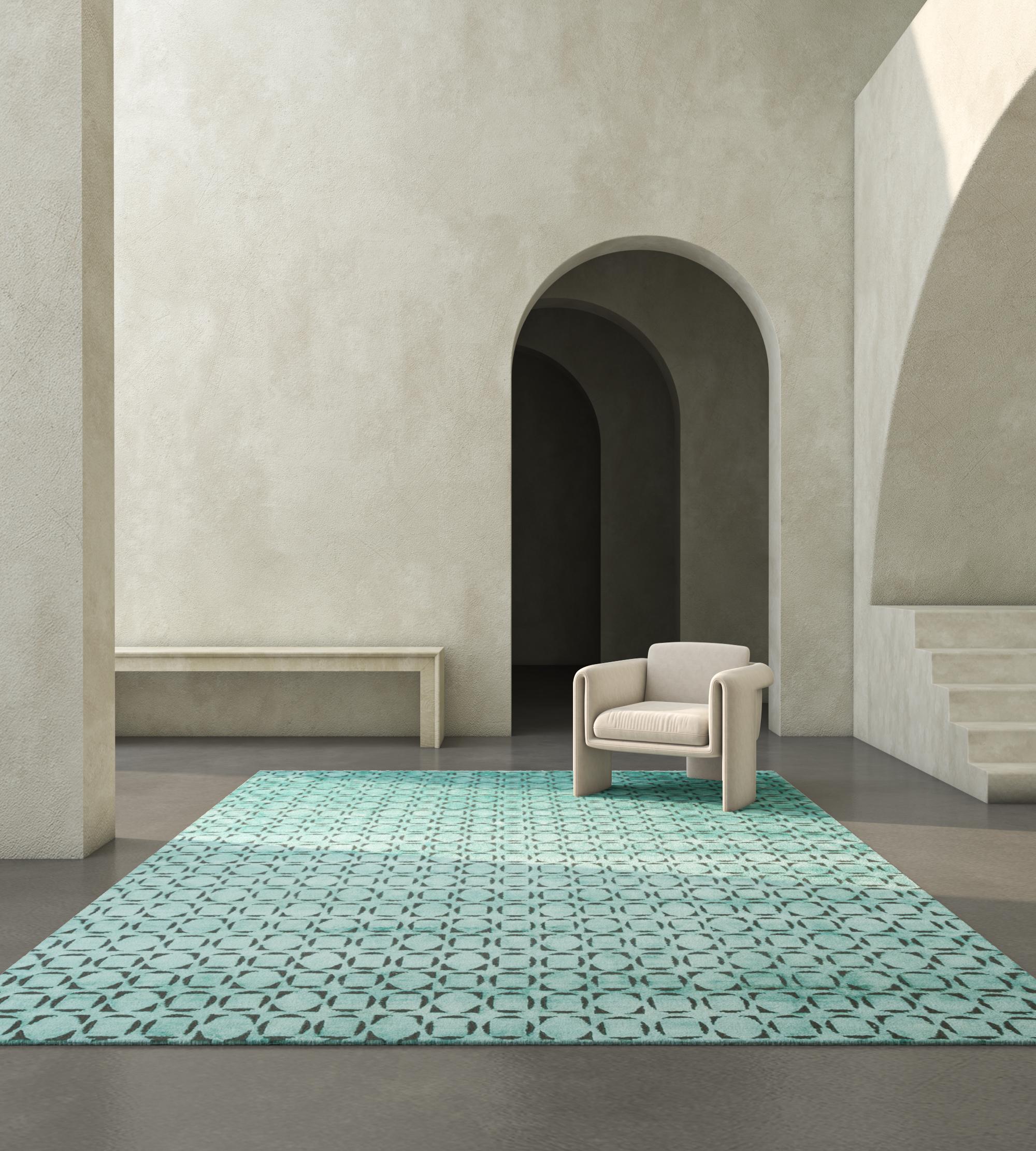 Jaipur Rugs Avec sa palette ton sur ton, les tapis de la collection Azalea rehausseront instantanément l'ambiance de n'importe quel espace. Ces tapis en laine et en viscose sont noués à la main et présentent une texture douce qui rend chaque pas