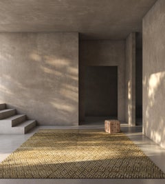 Jaipur Rugs 8x10 Feet Hand knotted Carpet Wool And Silk modern Gold Rug