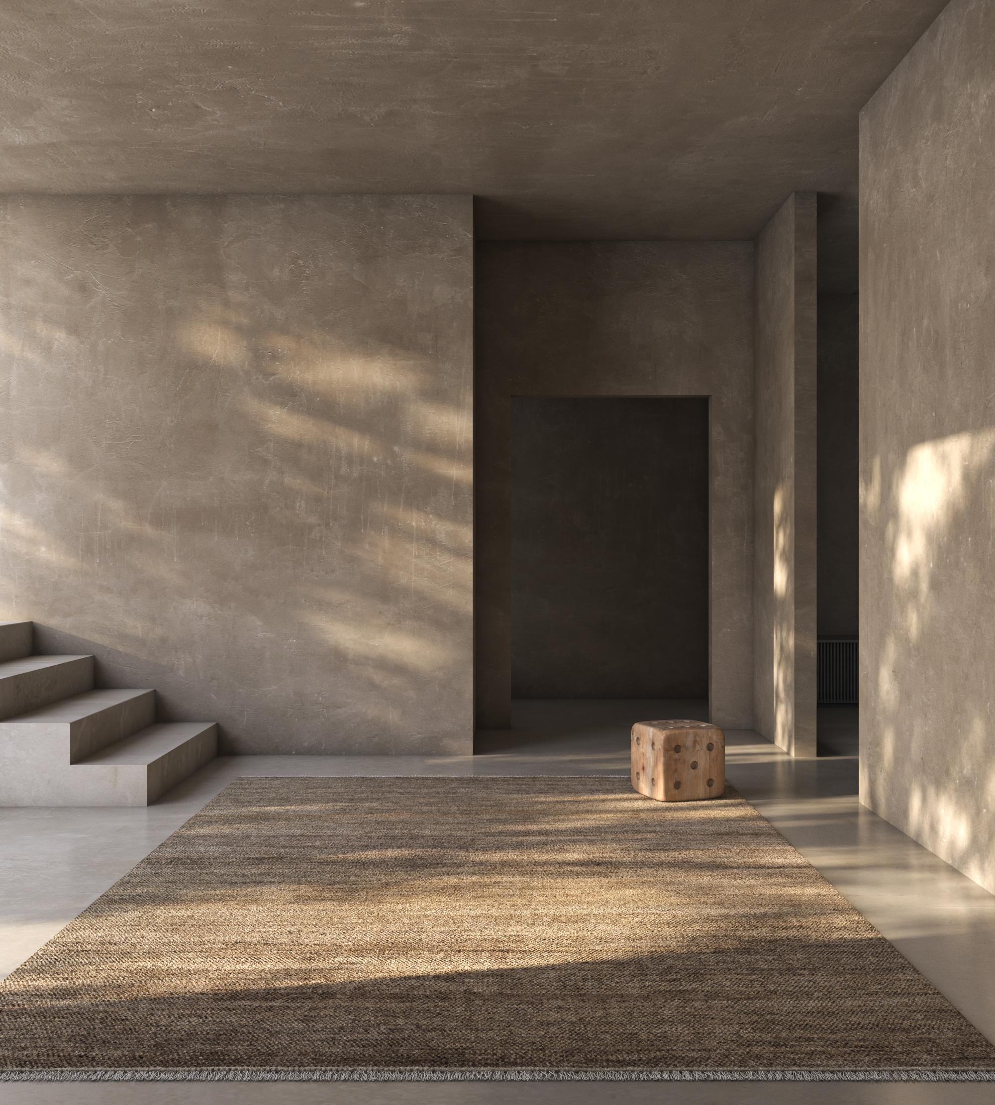 Jaipur Rugs I disegni di transizione della collezione Kairos conquisteranno gli occhi con gli immensi dettagli tessuti nei morbidi filati. Il viaggio della collezione inizia dall'intrigante punto dell'alba e viaggia attraverso la cadenza temporale