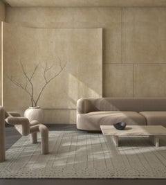 Jaipur Rugs 8X10 Feet Hand Knotted Carpet Wool Ivory Modern Moroccan Rug