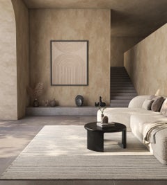 Jaipur Rugs 8X10 Piedi Tappeto annodato a mano in lana Avorio Tappeto tribale marocchino moderno