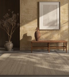 Jaipur Rugs 8x10 Feet Hand geknüpft Teppich Wolle Modern Beige Und Braun Teppich