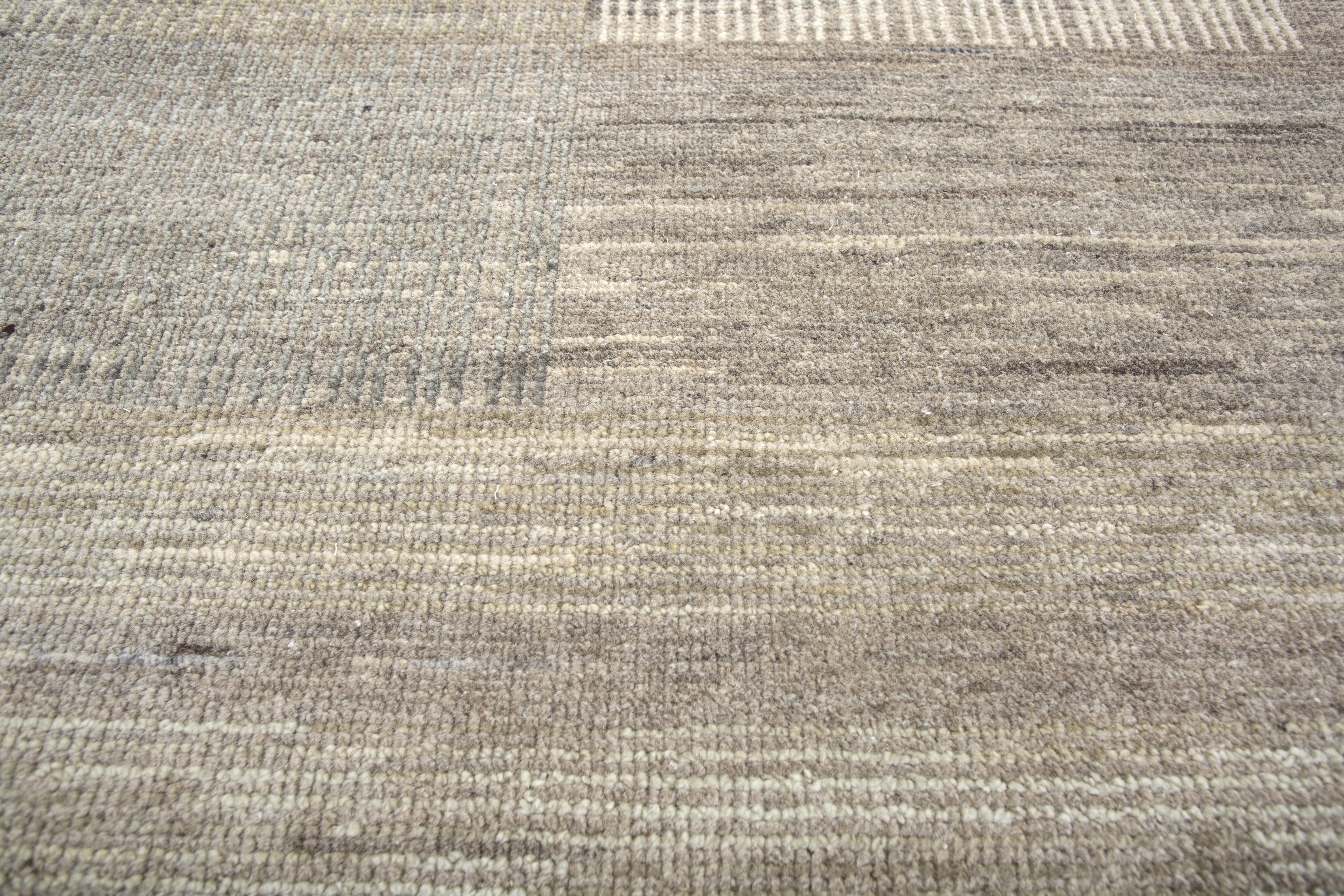 Jaipur Rugs 8x10 Pies Alfombra De Lana Anudada A Mano Alfombra Moderna Beige Y Marrón Indio en venta