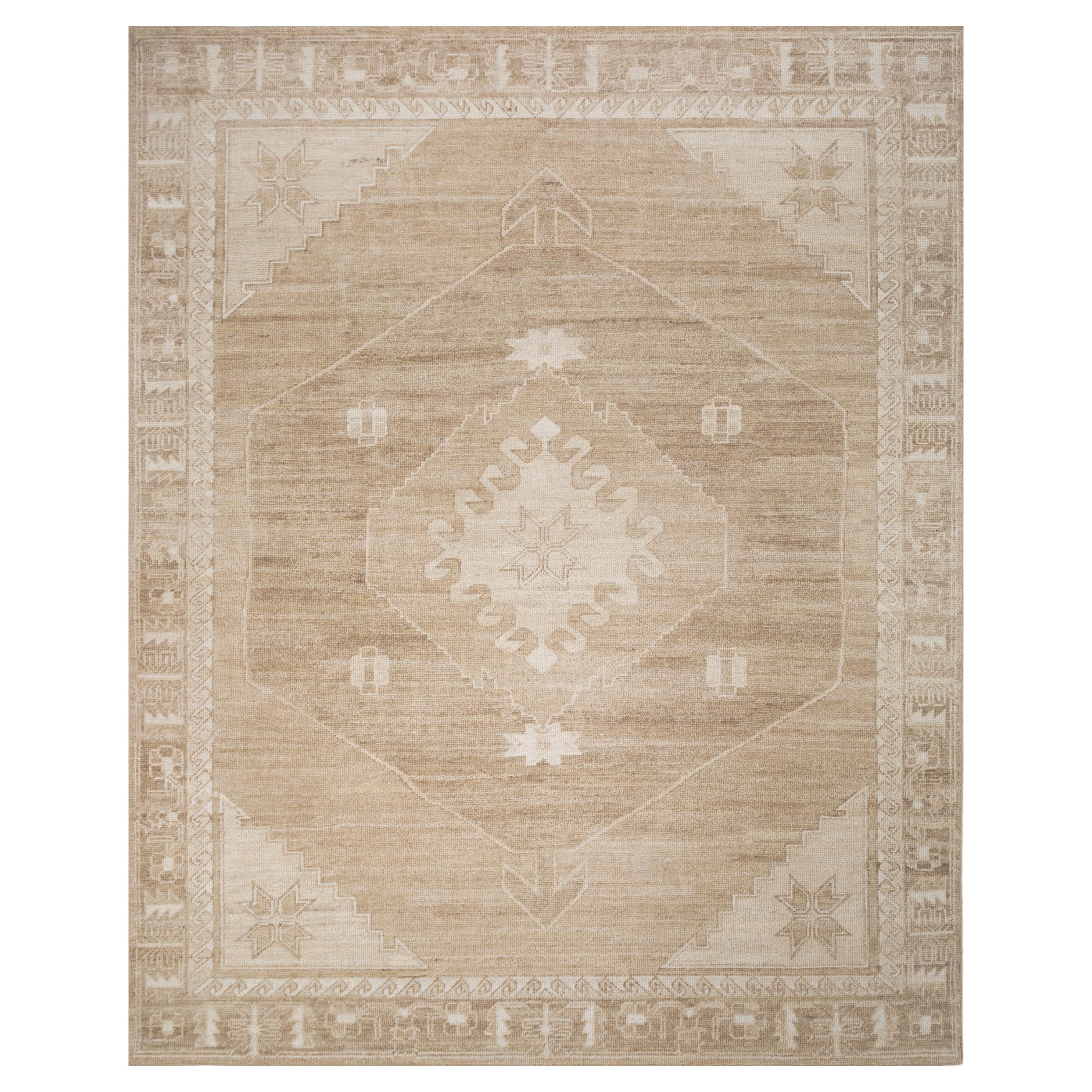 Jaipur Rugs 8x10 Feet Hand geknüpft Teppich Wolle Modern Beige Und Braun Teppich