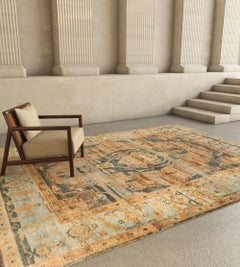 Jaipur Rugs 8x10 Feet Hand knotted Carpet Wool Modern Blue Rug