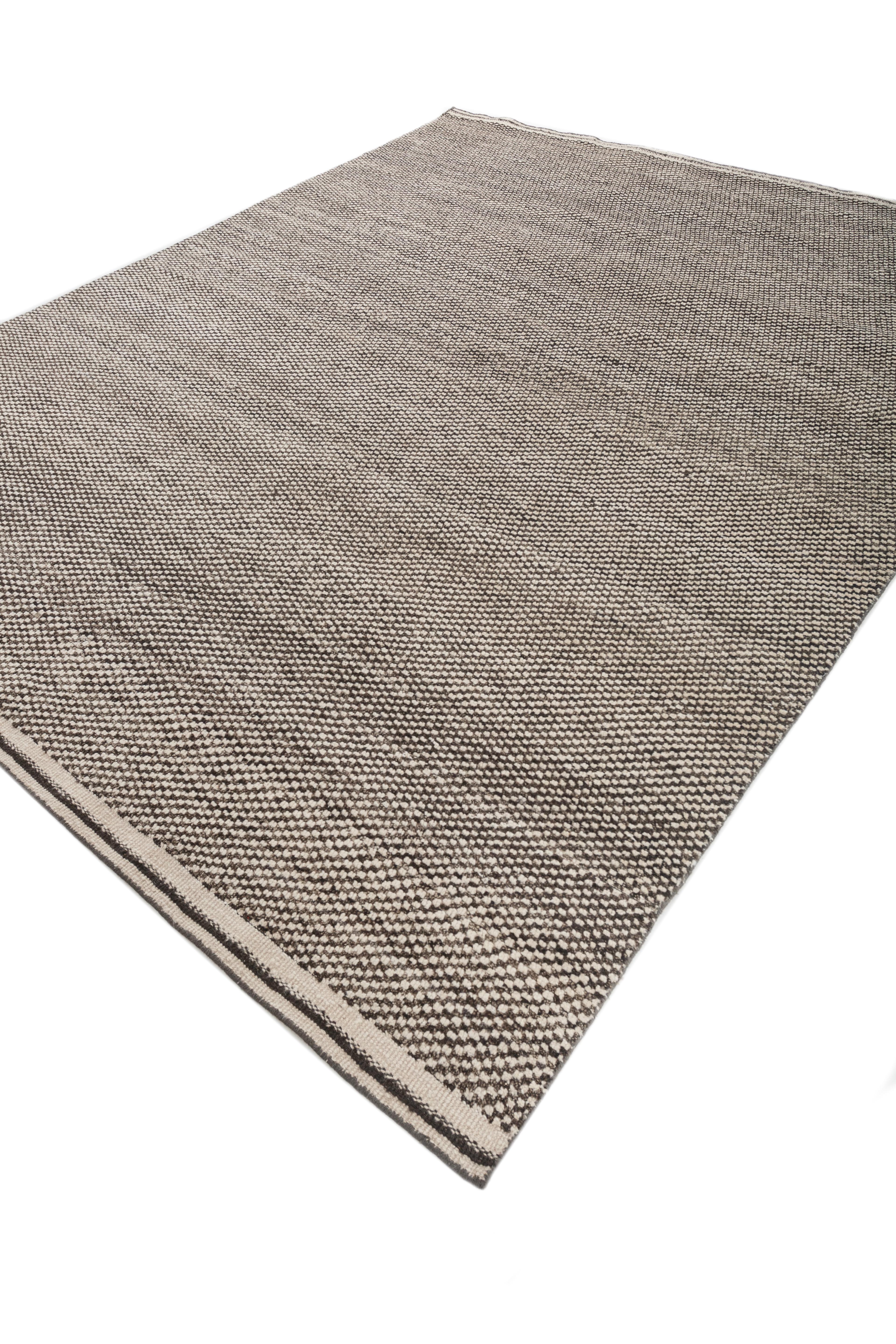 Indien Jaipur Rugs Tapis 8x10 pieds noués à la main Tapis en laine moderne bleu en vente