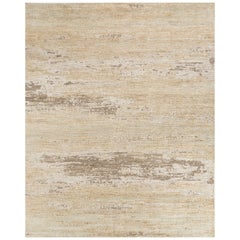 Jaipur Rugs 8x10 Feet Hand geknüpft Teppich Wolle Modern Gold Rug