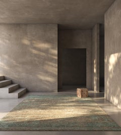 Jaipur Rugs 8x10 Piedi Tappeto annodato a mano in lana moderno grigio e nero