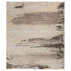 Jaipur Rugs 8x10 Feet Hand geknüpft Teppich Wolle Modern Grau Und Schwarz Teppich
